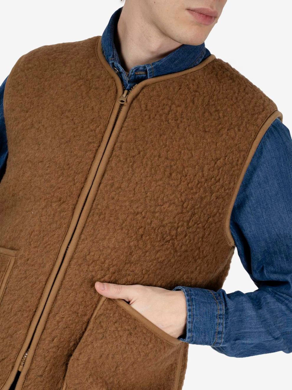 Gilet Peptico cammello
