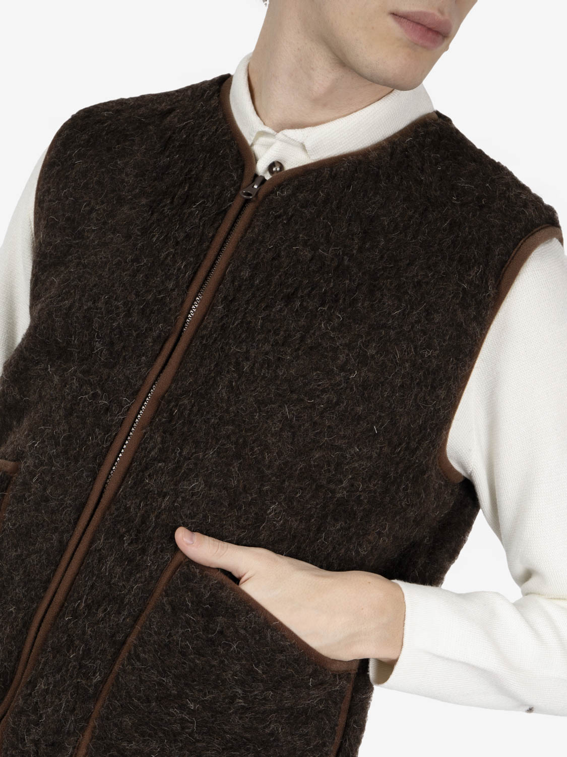 Gilet Peptico dark brown