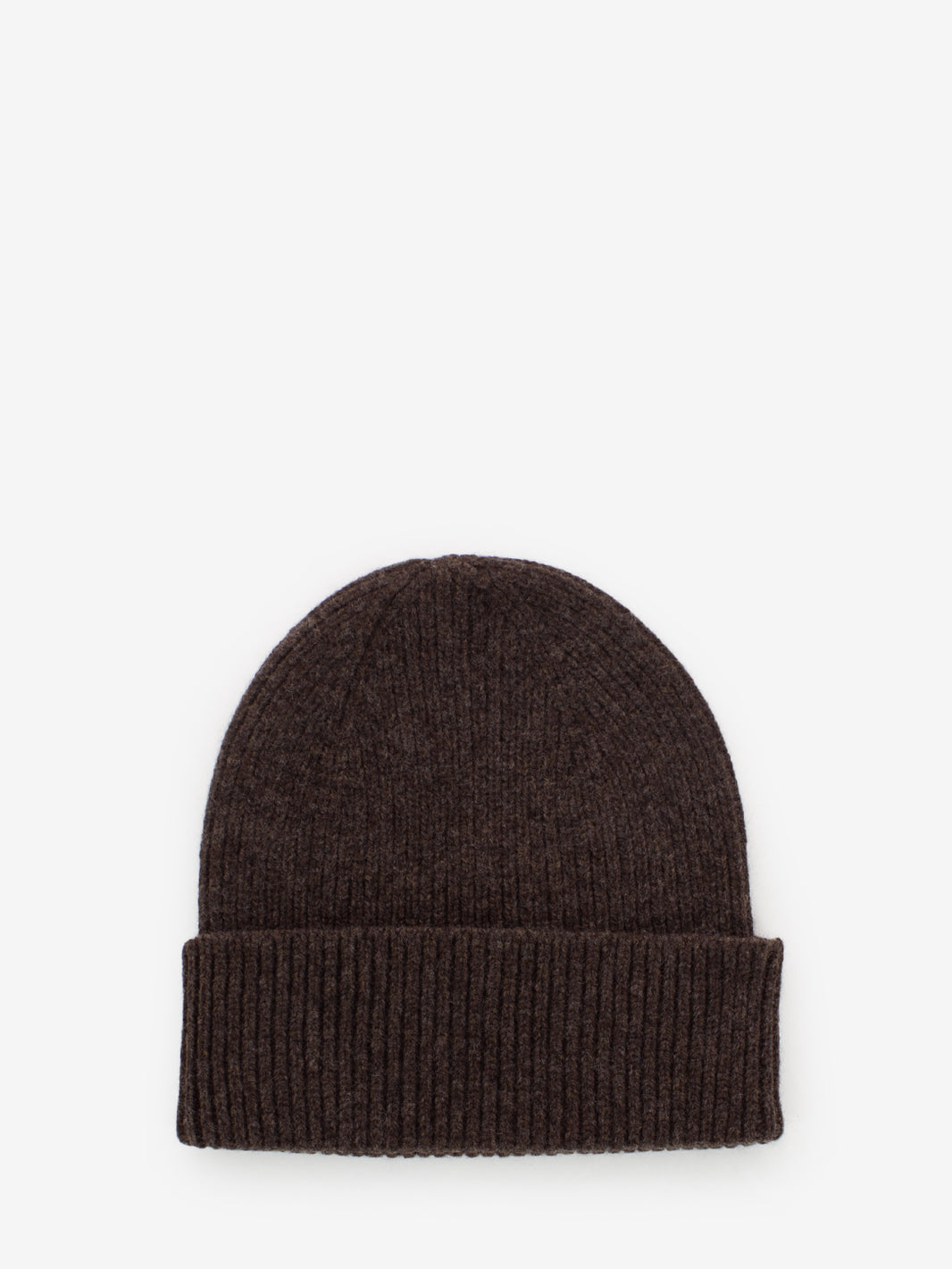 Coffee Brown Merino Wool Beanie