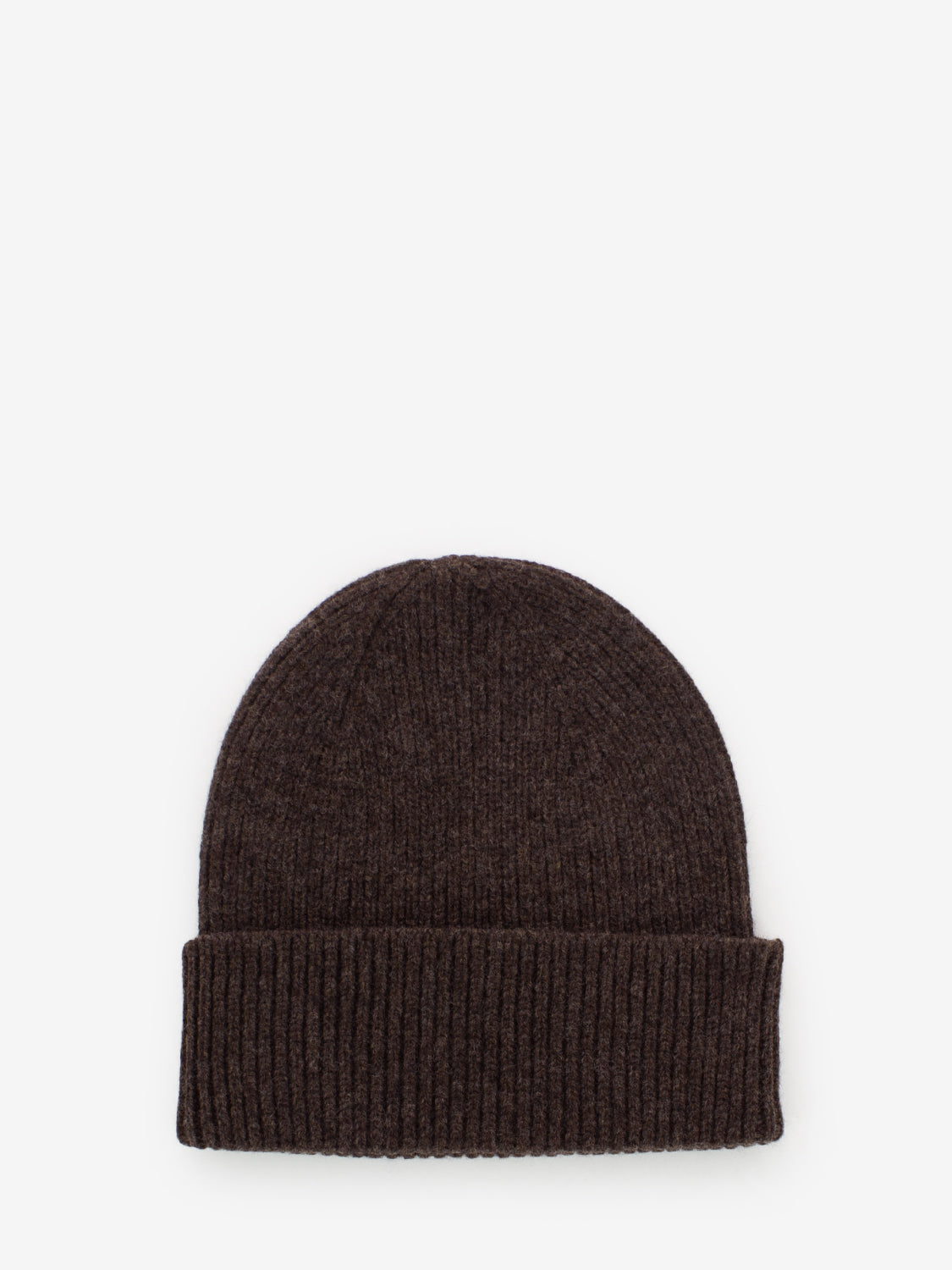 Coffee Brown Merino Wool Beanie