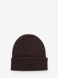 Coffee Brown Merino Wool Beanie