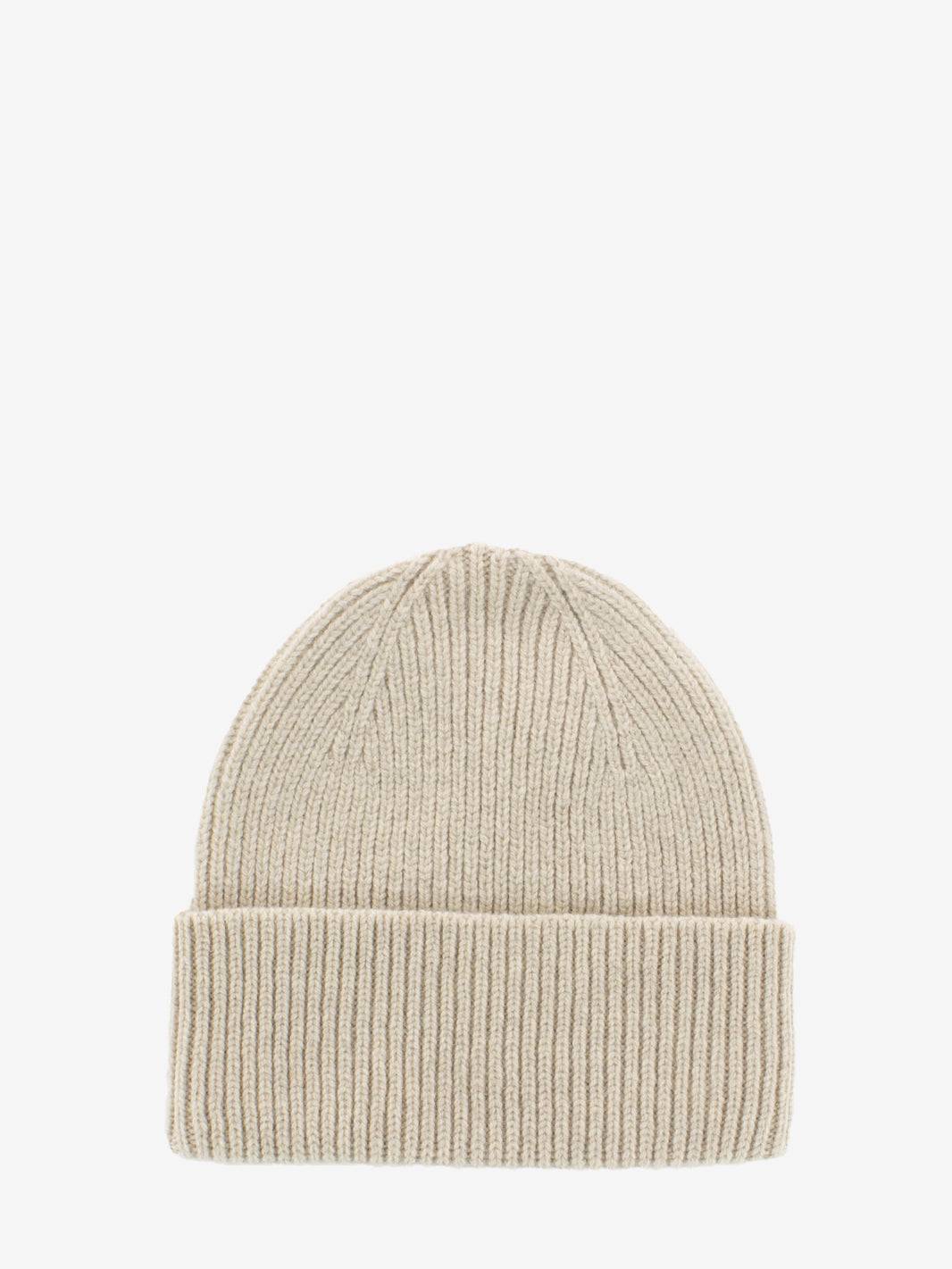 Berretto lana merino ivory white