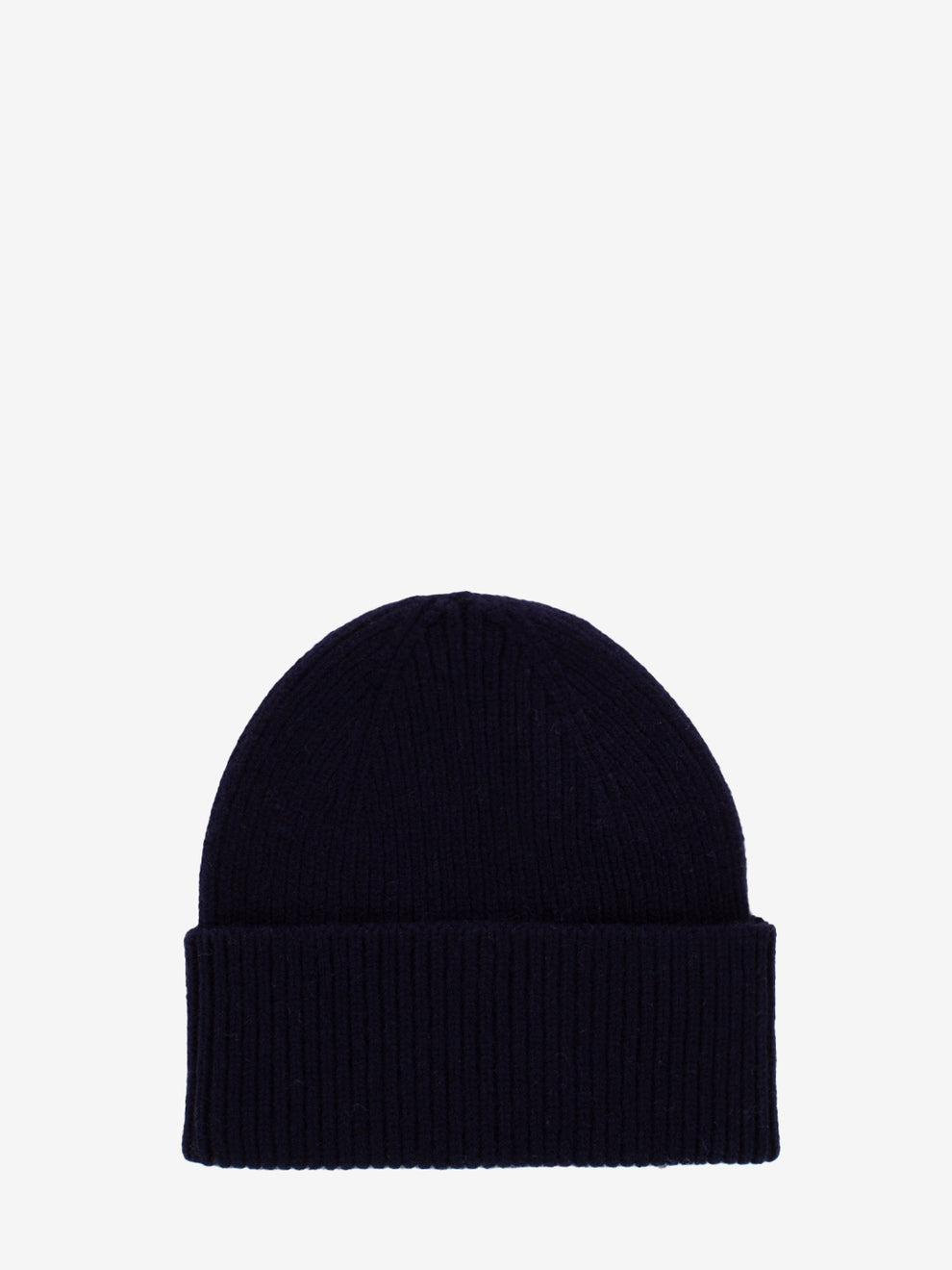 Navy blue merino wool hat