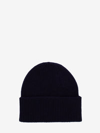 Navy blue merino wool hat