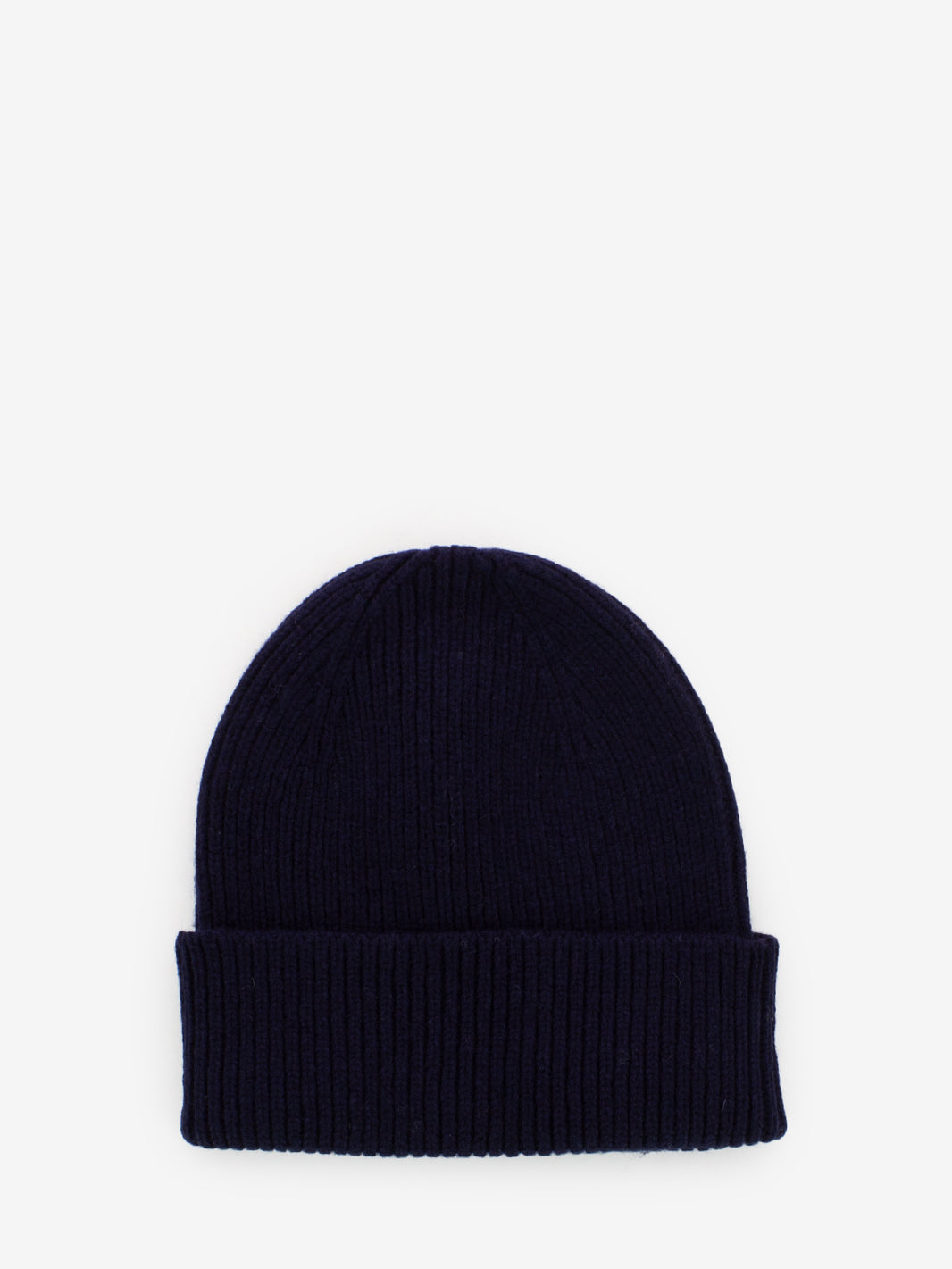 Navy blue merino wool hat