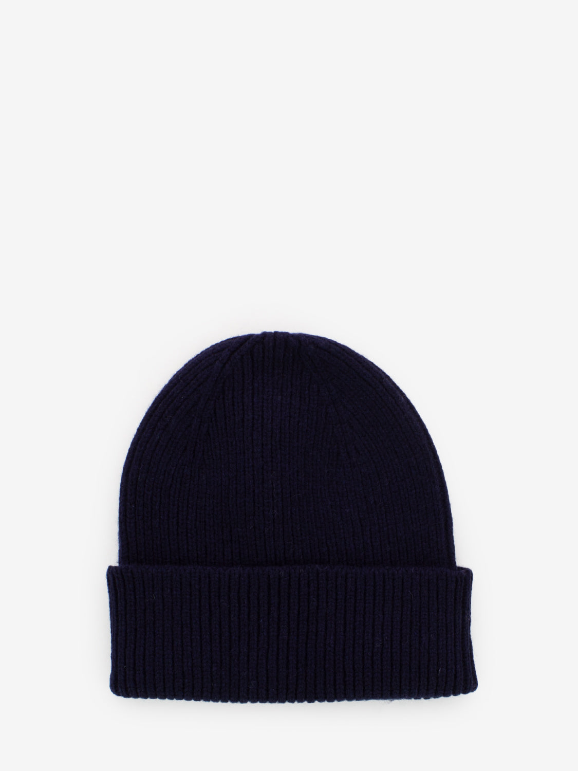 Navy blue merino wool hat
