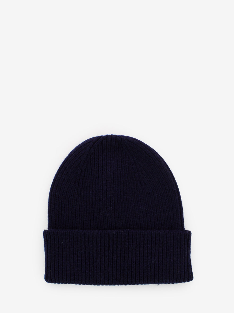 Navy blue merino wool hat