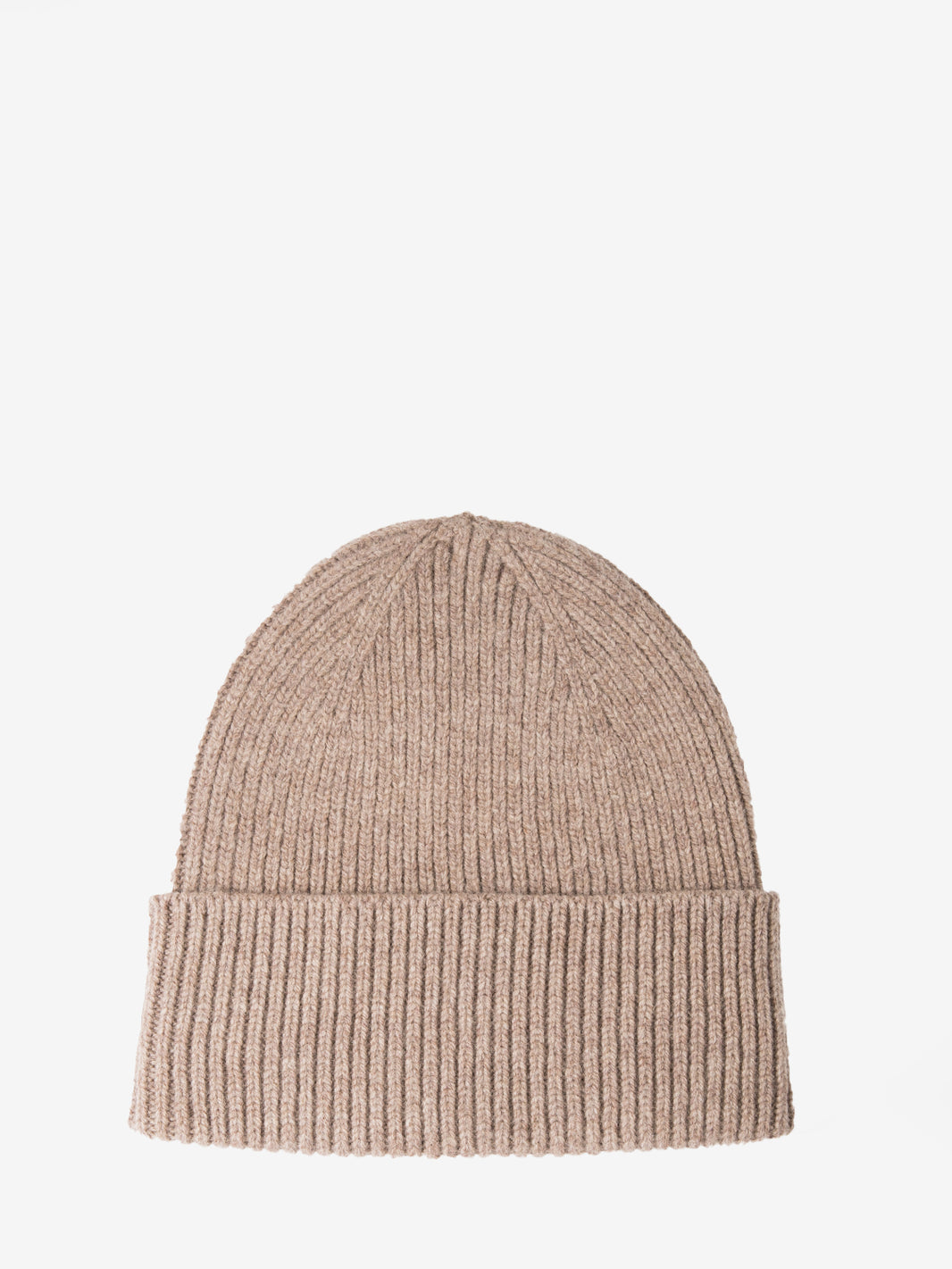 Berretto lana merino warm taupe