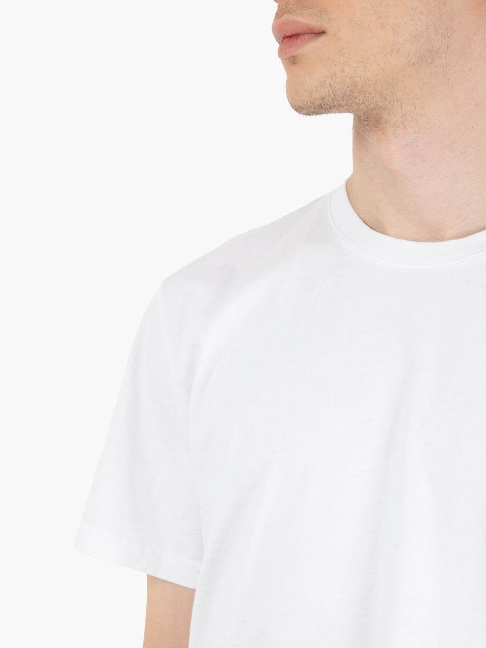 Classic organic tee optical white