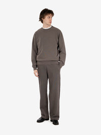 Felpa Classic Organic Crew faded mud