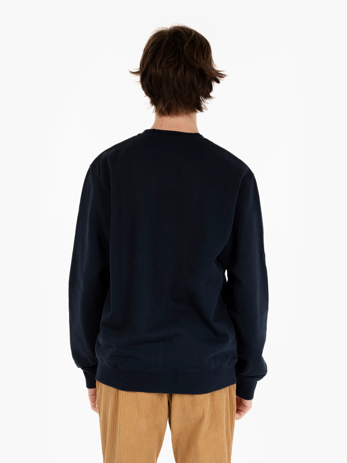 Felpa Classic Organic Crew navy blue
