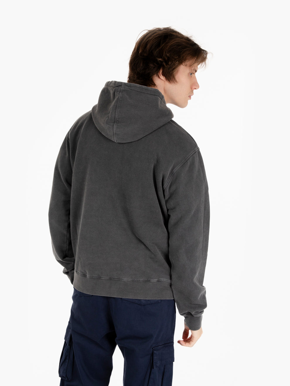 Felpa Classic Organic hood faded black