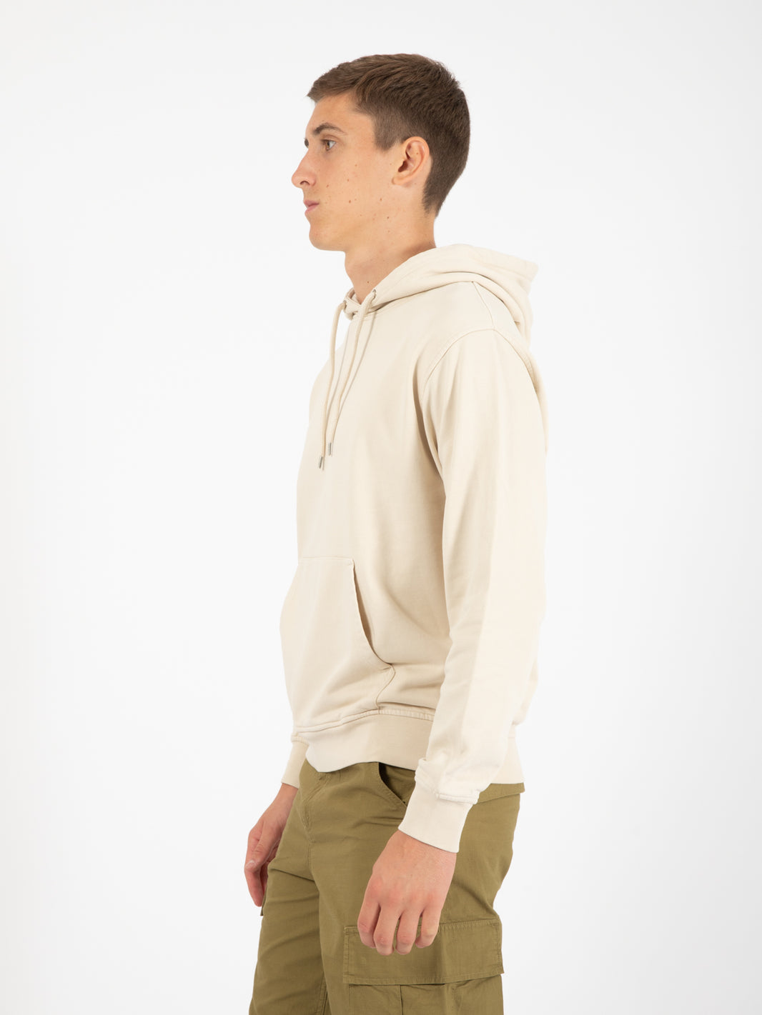 Felpa Classic Organic Hood ivory white
