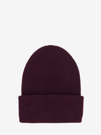 Merino Wool Hat oxblood red
