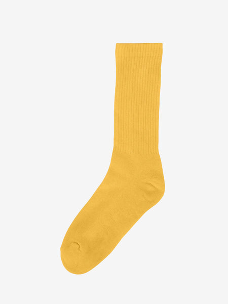 Organic Active Sock burned yellow