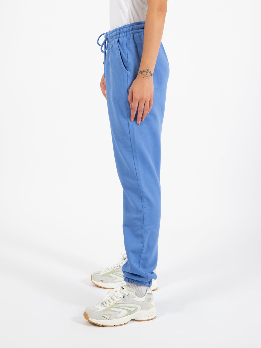 Pantalone Organic sweatpants sky blue
