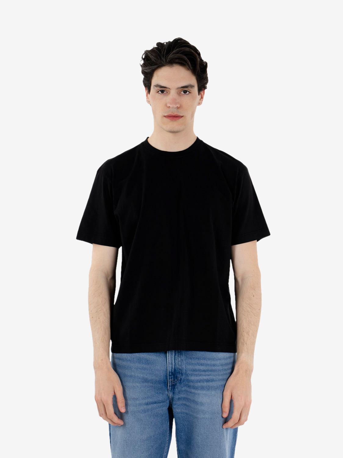 Oversized organic t-shirt deep black