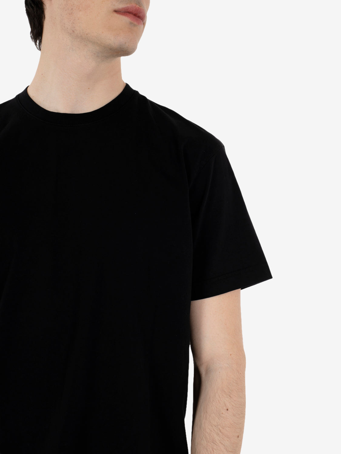 Oversized organic t-shirt deep black