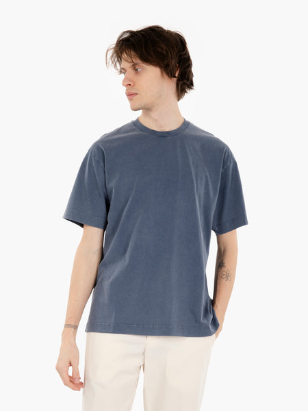 Oversized organic t-shirt neptune blue