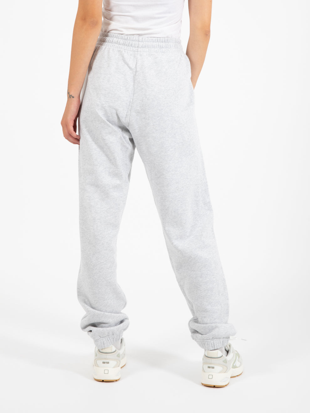 Pantalone Organic sweatpants snow melange