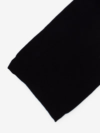 Sciarpa lana merino deep black