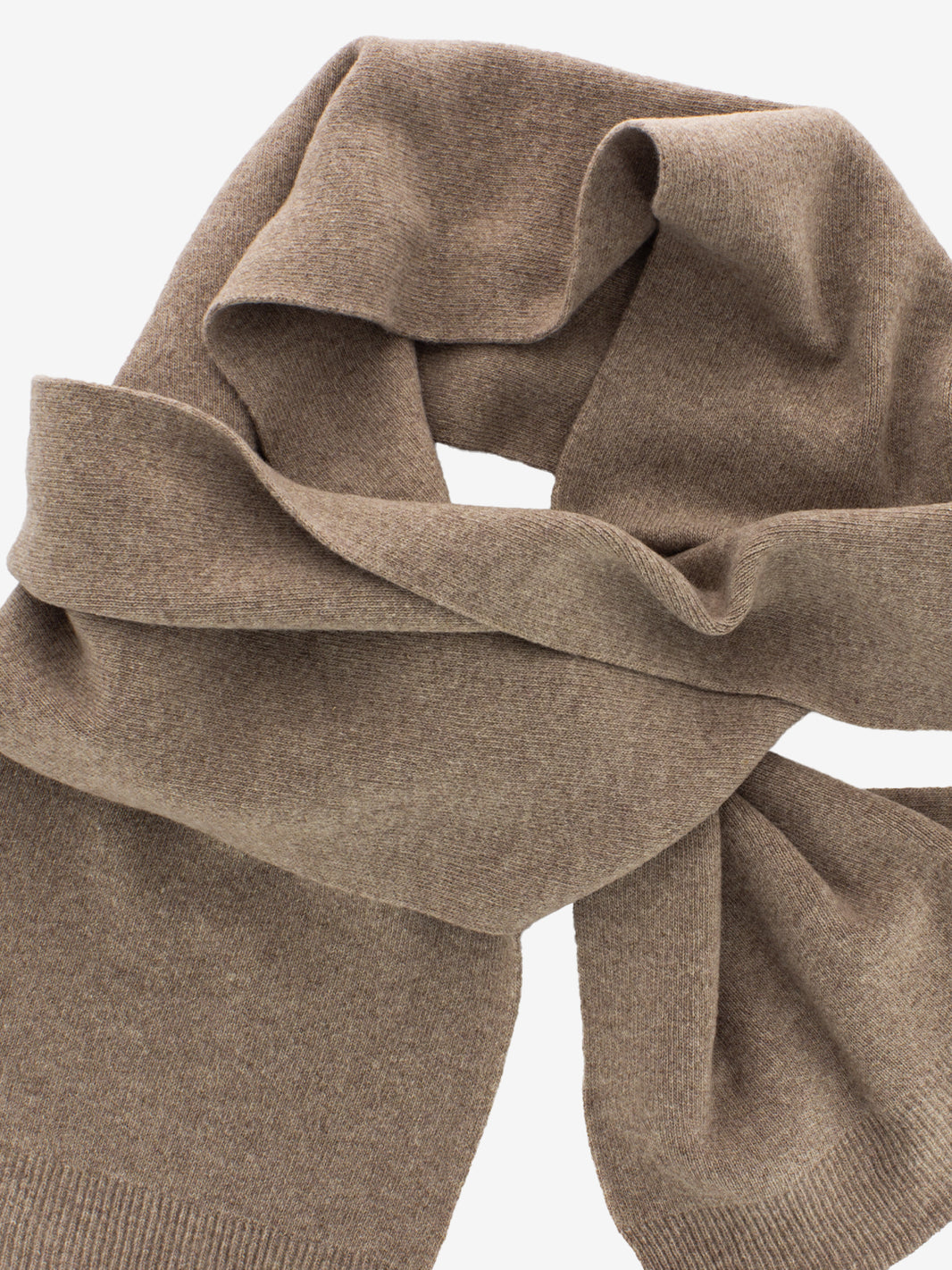 Sciarpa lana merino warm taupe