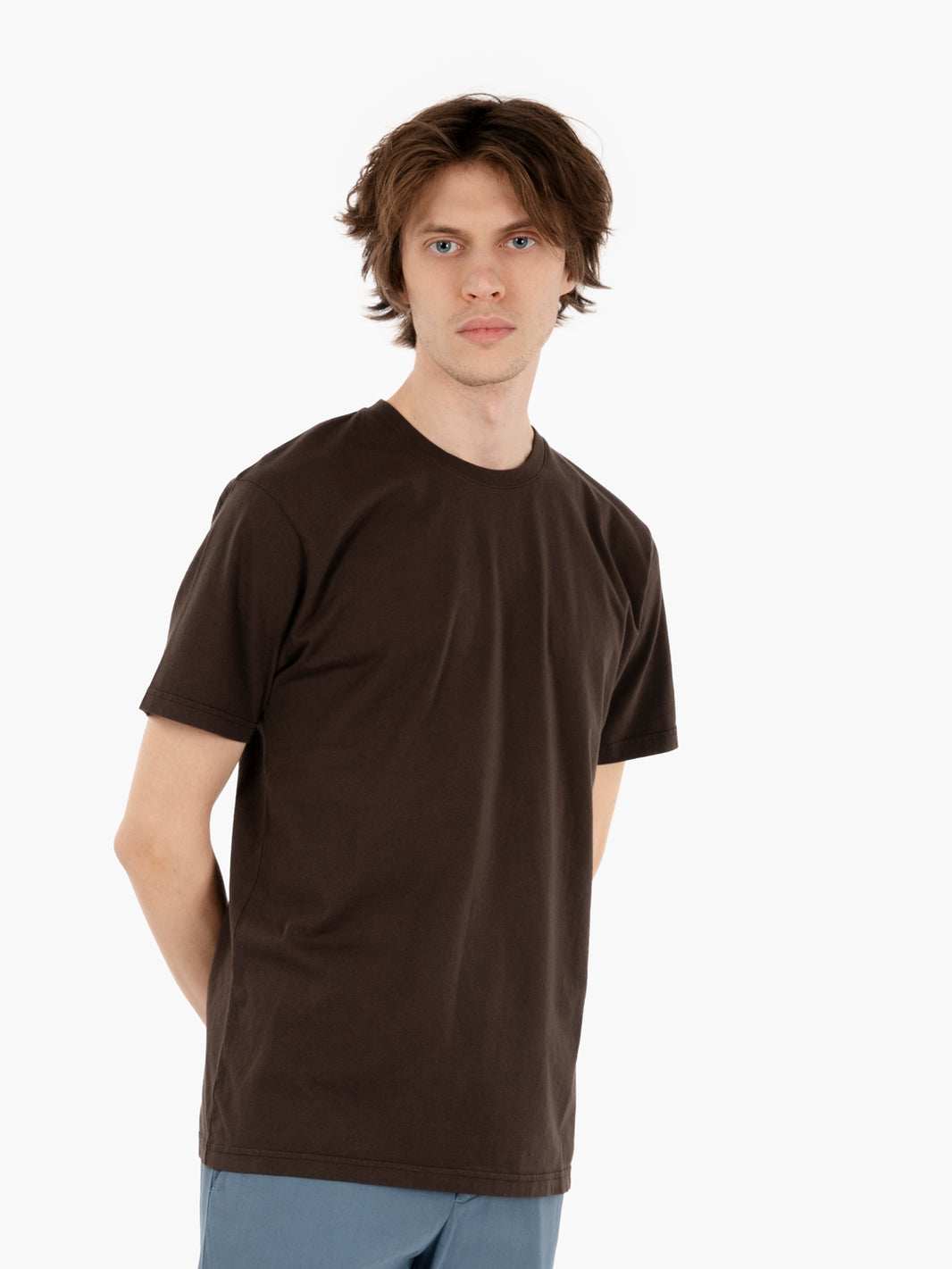 Classic Organic T-Shirt tee coffee brown
