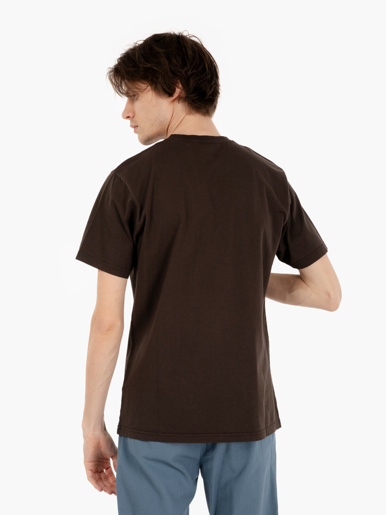 COLORFUL STANDARD - T-Shirt Classic Organic tee coffee brown