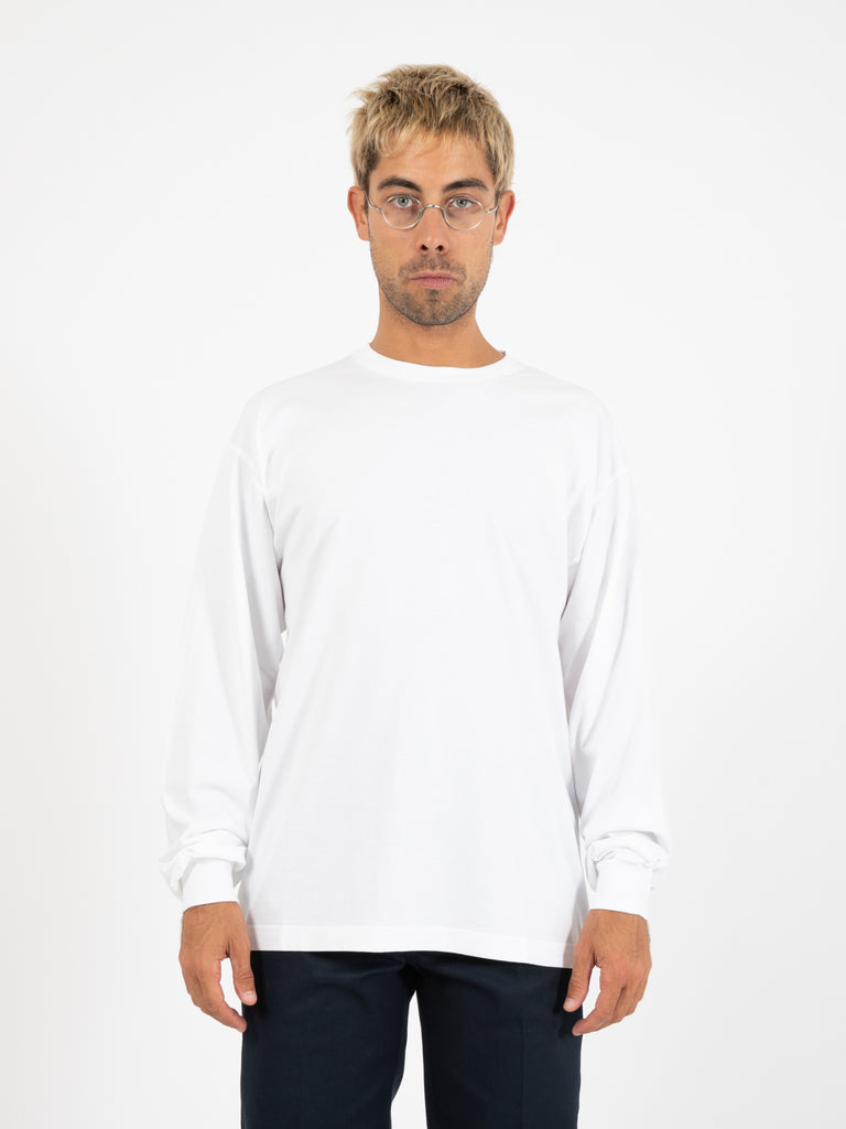 COLORFUL STANDARD - T-shirt Oversized Organic LS optical white