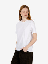 W Light organic tee optical white