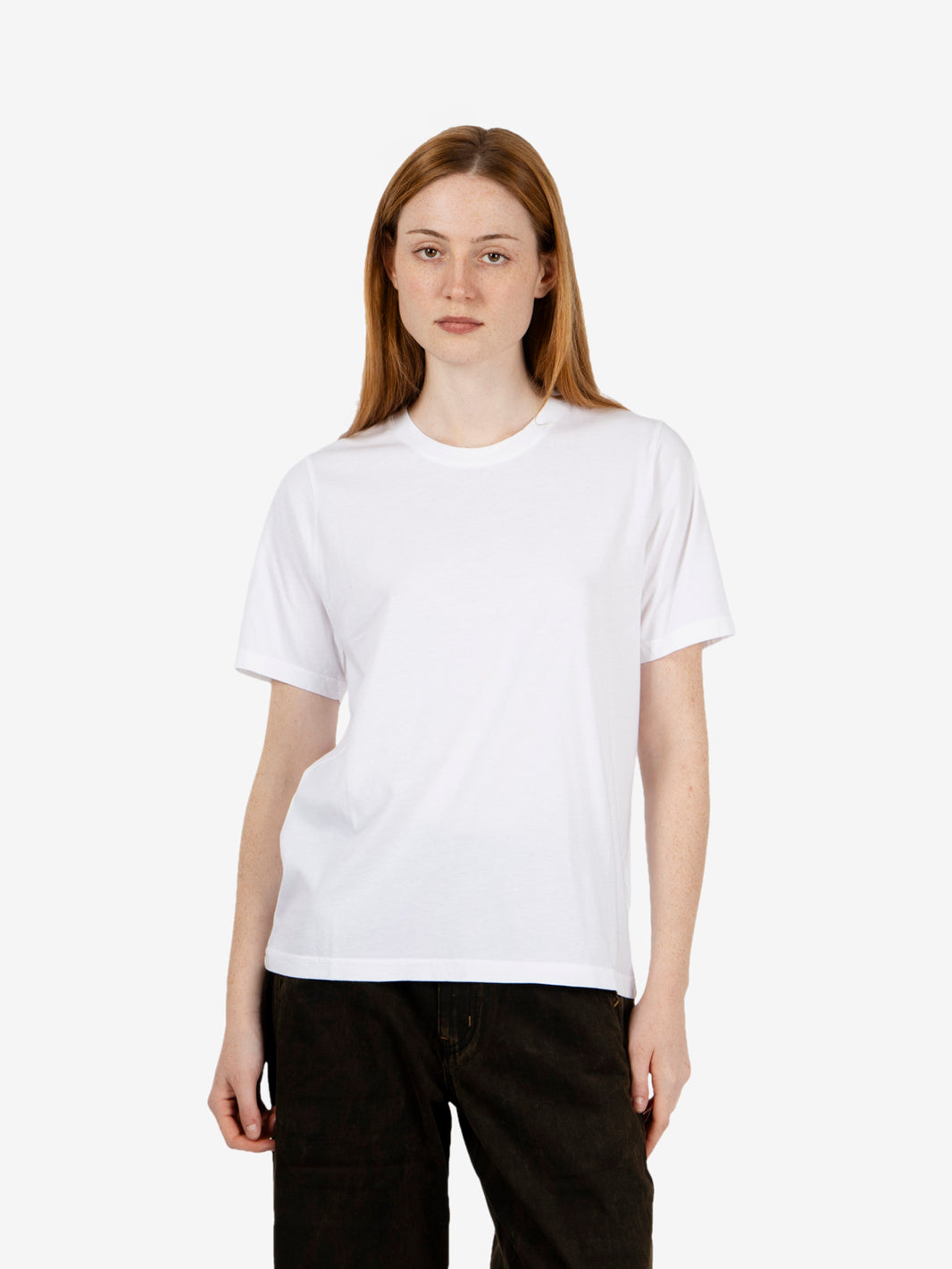 W Light organic tee optical white