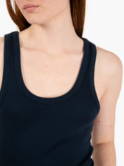 COLORFUL STANDARD - W Organic Rib Tank top navy blue