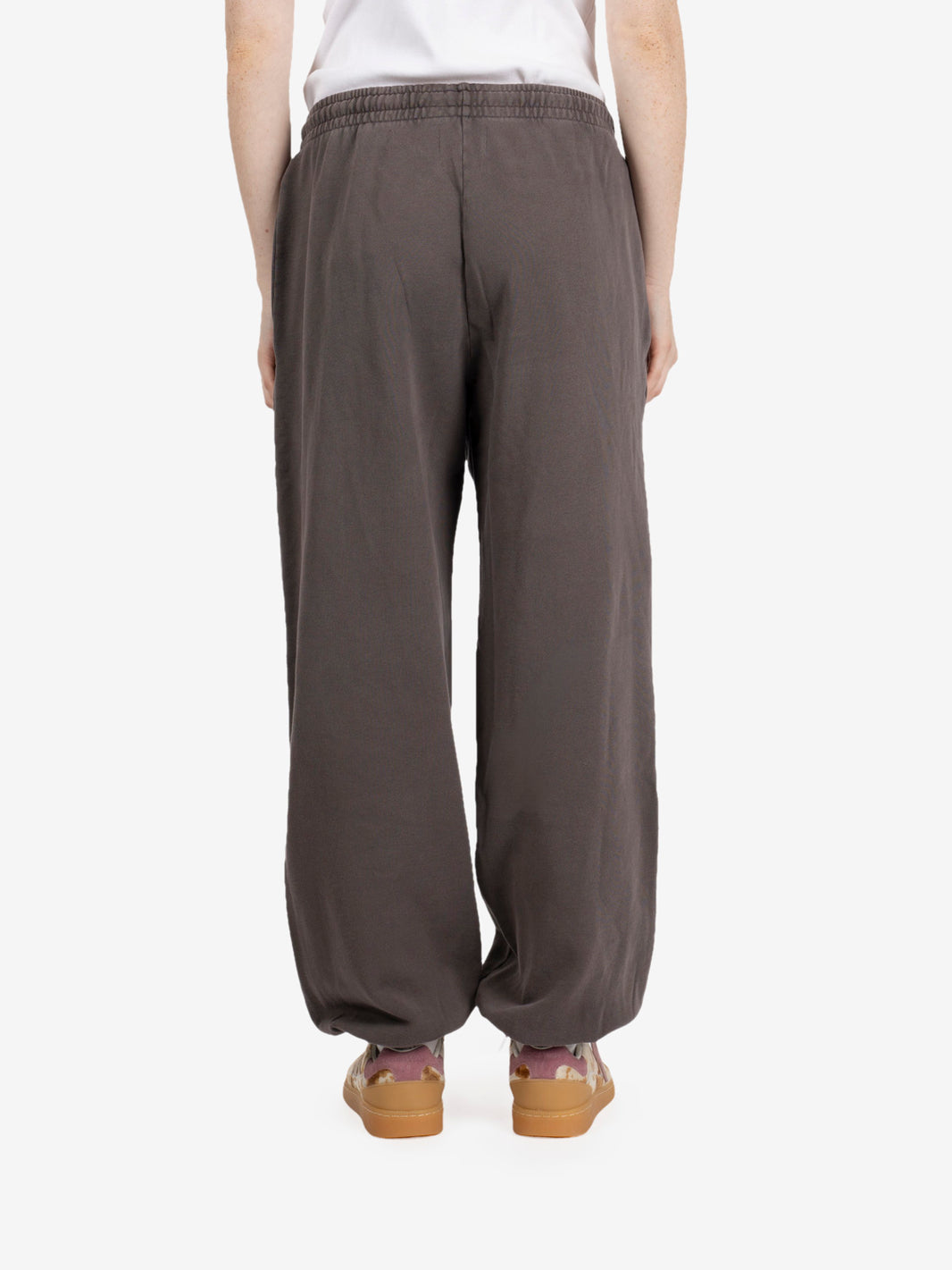 Women classic organic crew faded mud