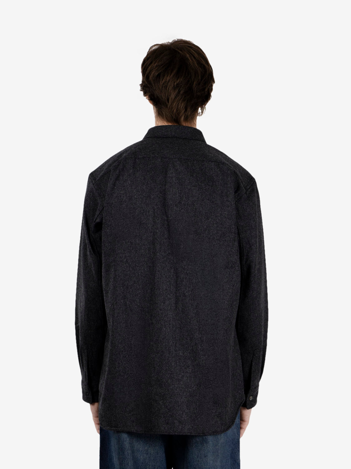 Camicia in flanella grey