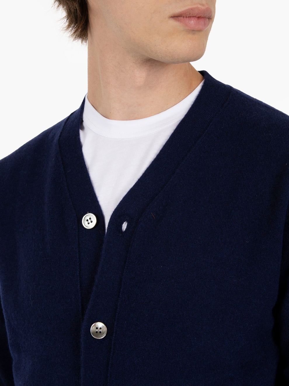 Cardigan knit navy / grey