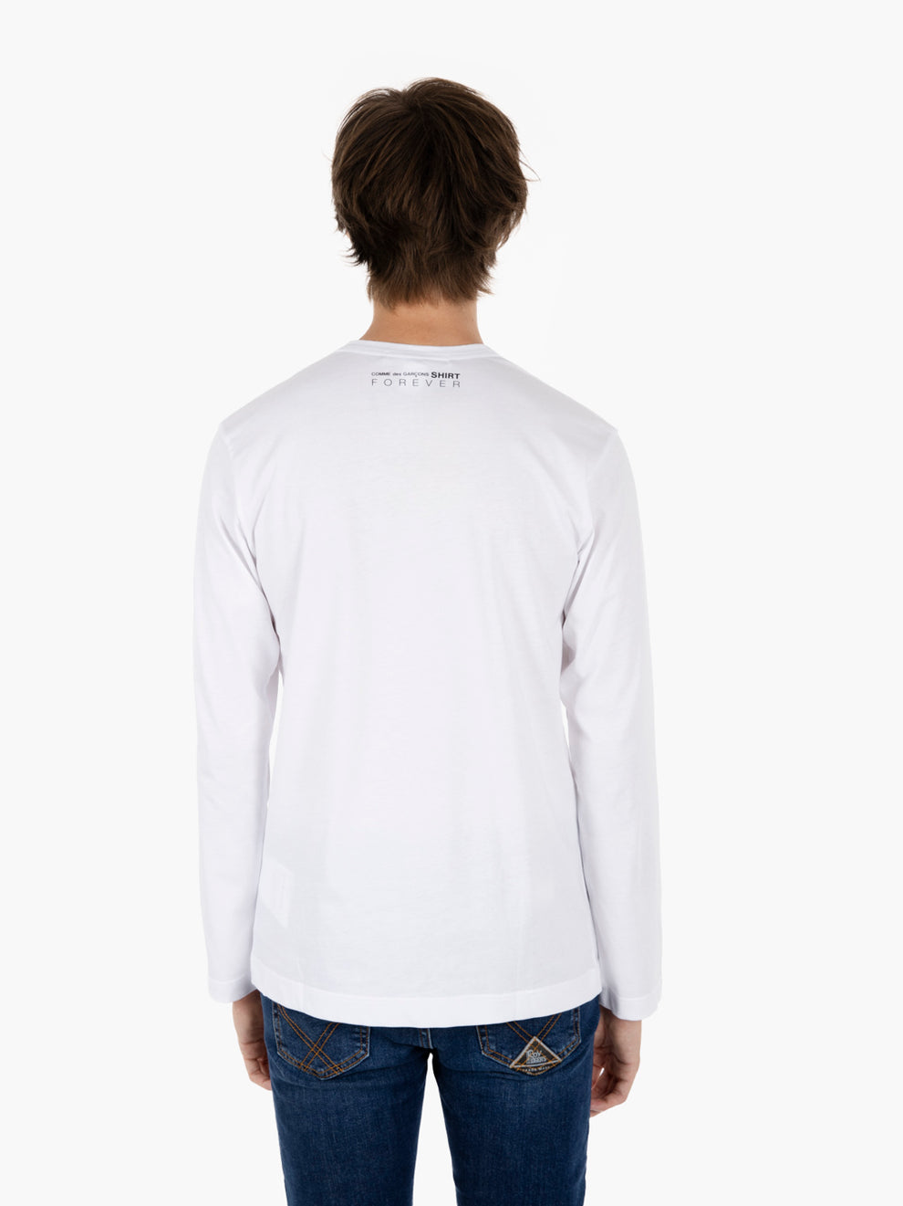 Maglia maniche lunghe white