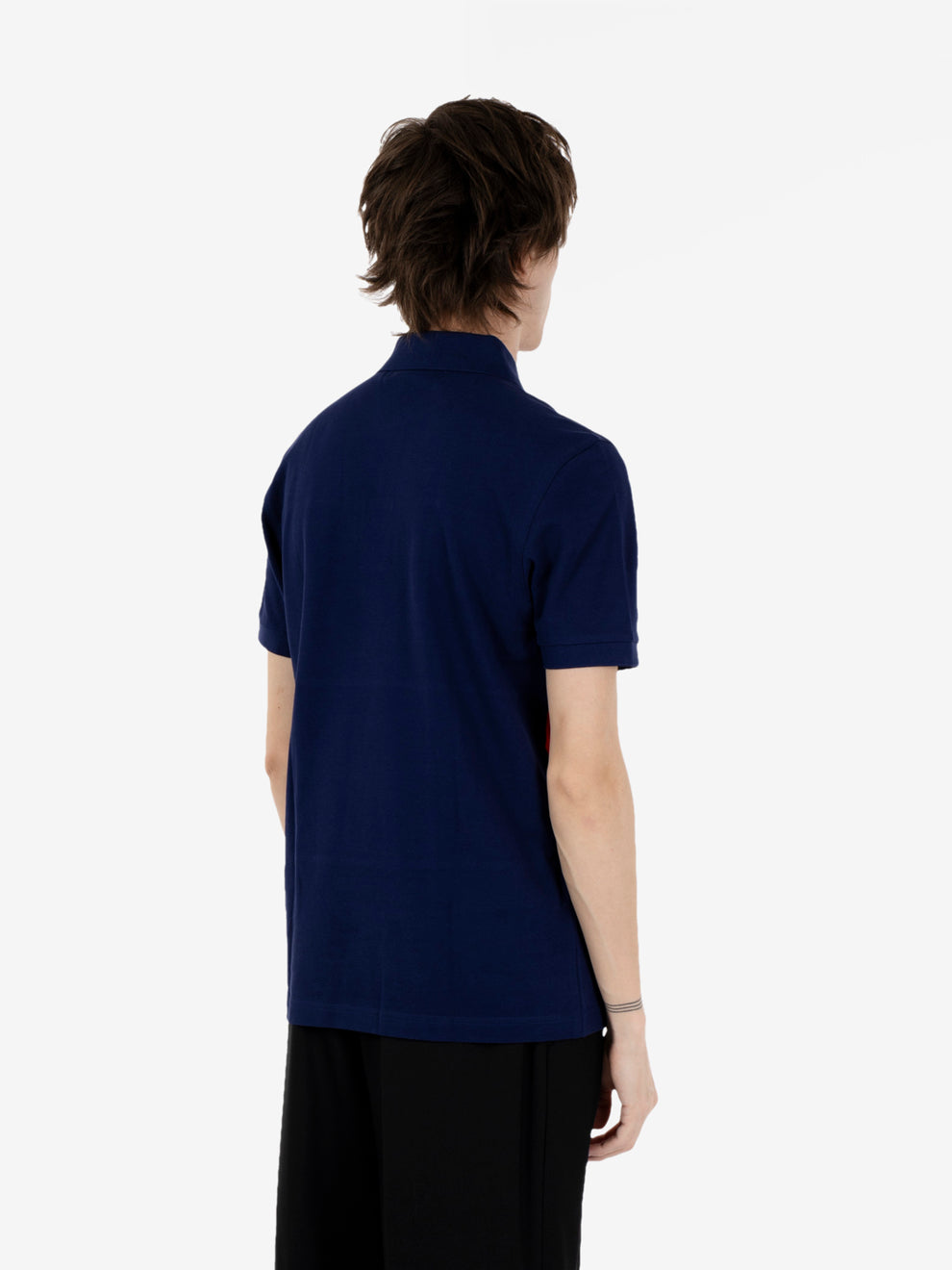 Polo a maniche corte CDG x Fred Perry navy / red / pink