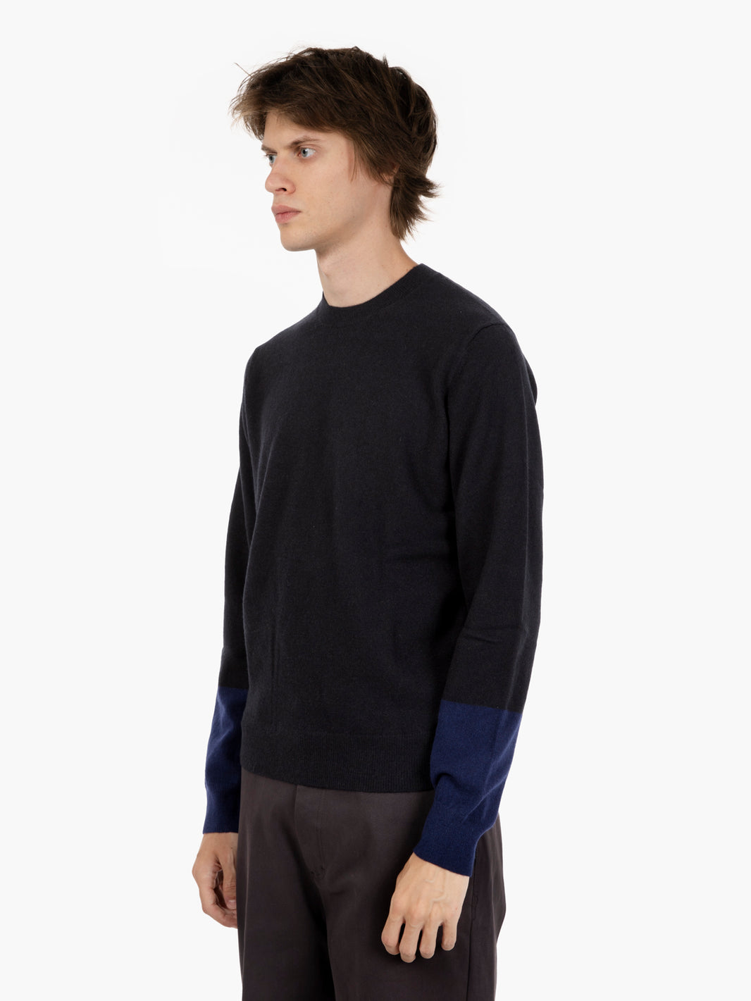 Pullover knit black / navy