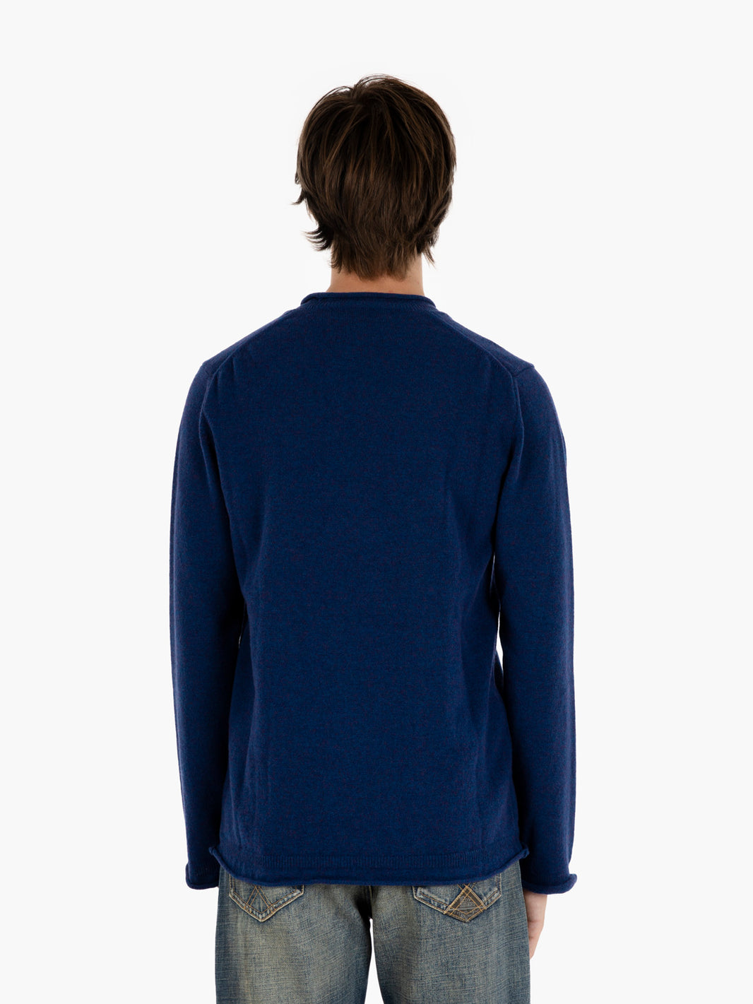 Shirt knitted blue