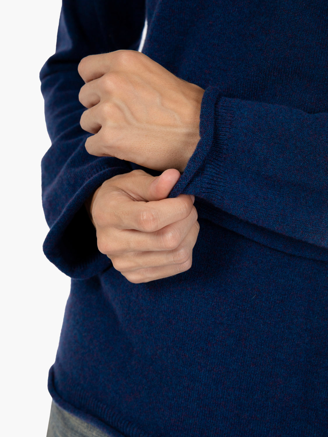 Shirt knitted blue