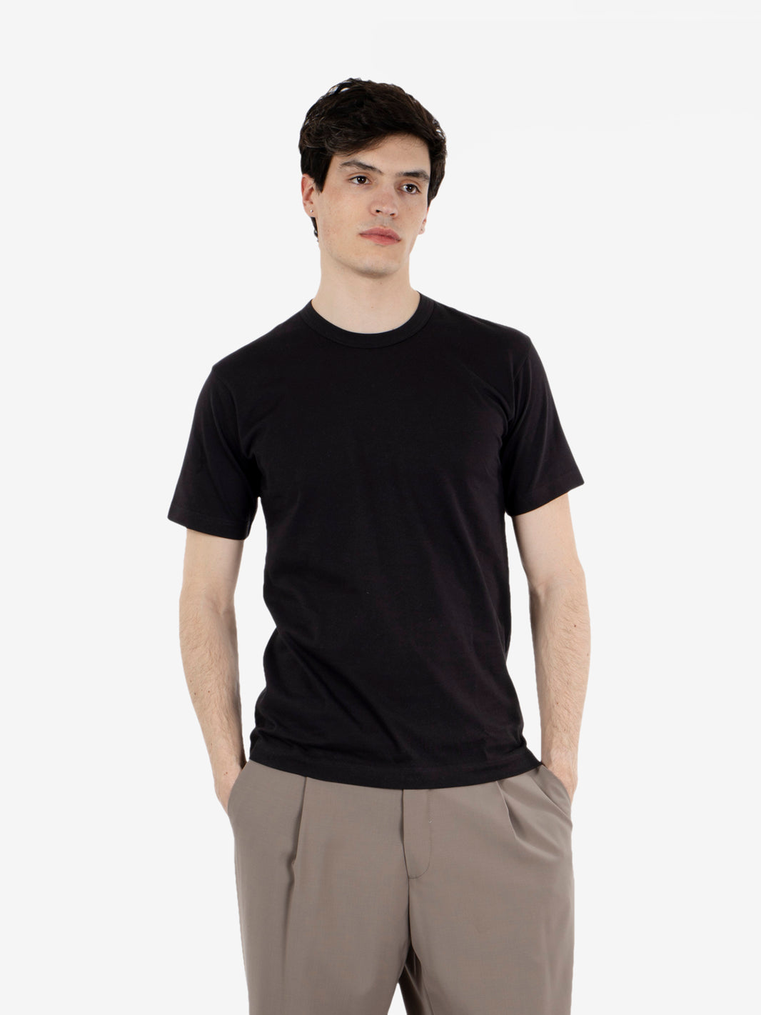T-shirt in cotone black