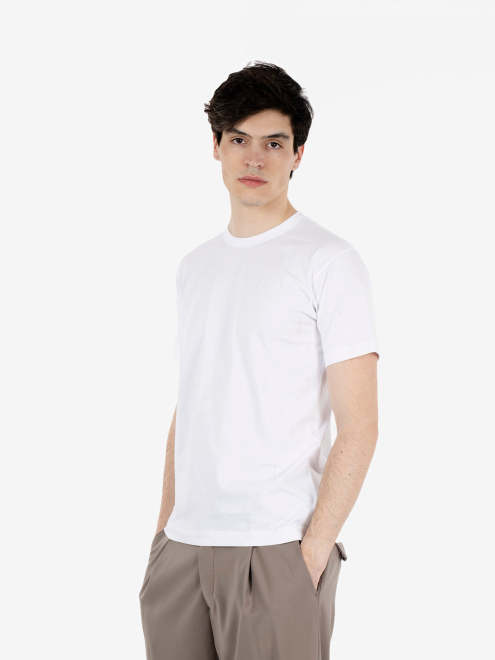 T-shirt in cotone white