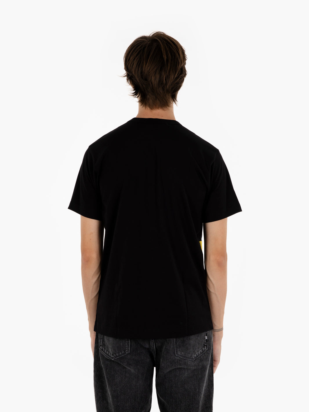 T-shirt knit black / print