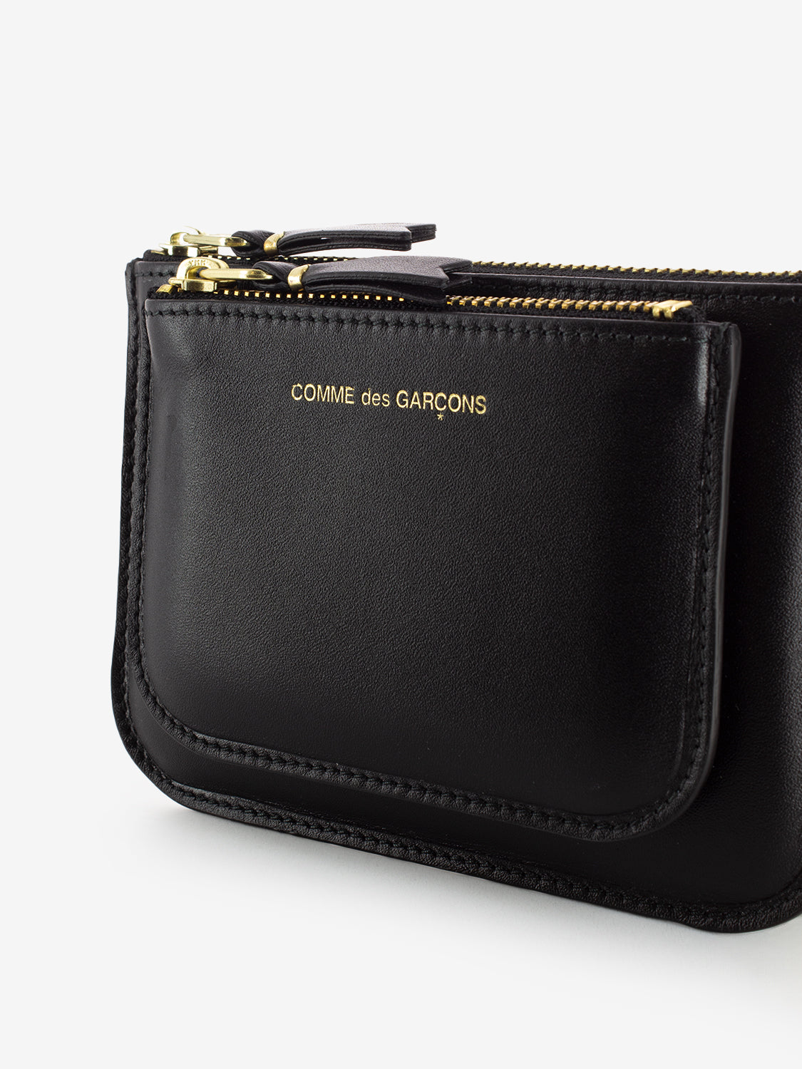 Comme des Garçons Wallet - U Wallet outside pocket SA8100OP black