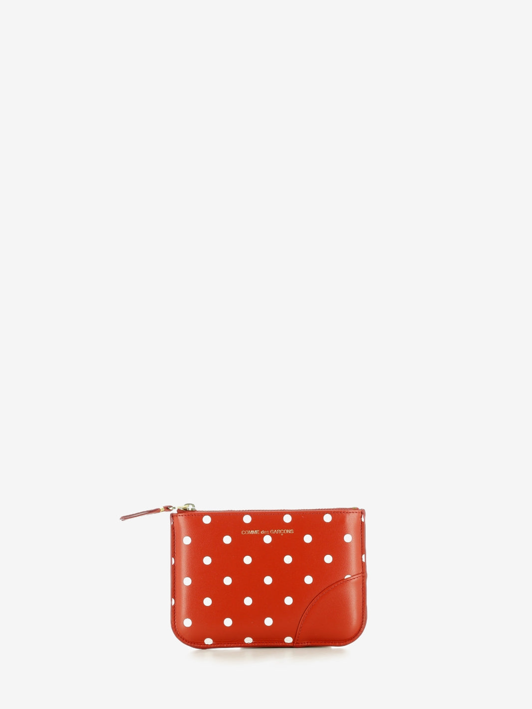 Wallet dot leather red