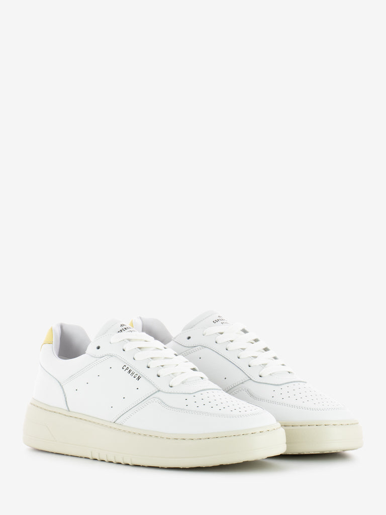 COPENHAGEN - Sneakers 1m white / yellow