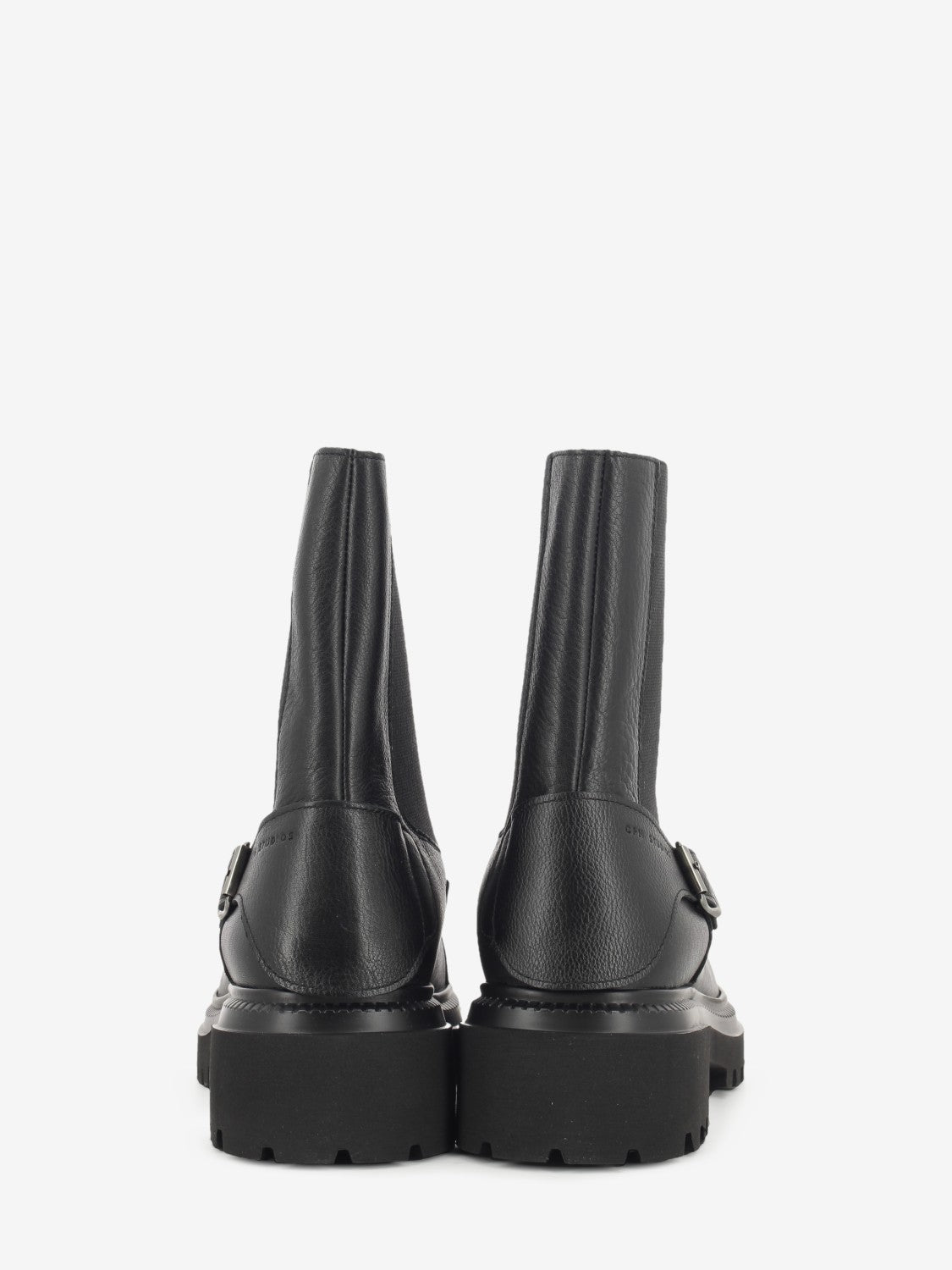 Black leather Chelsea boot