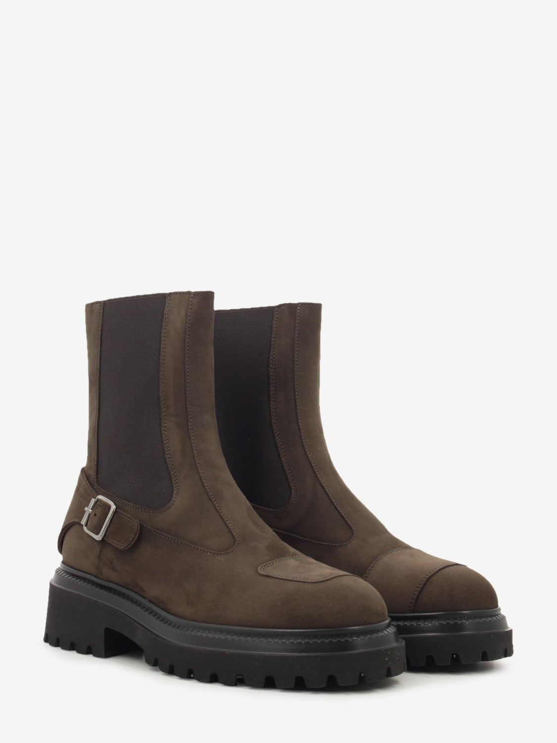 Chocolate suede Chelsea boot