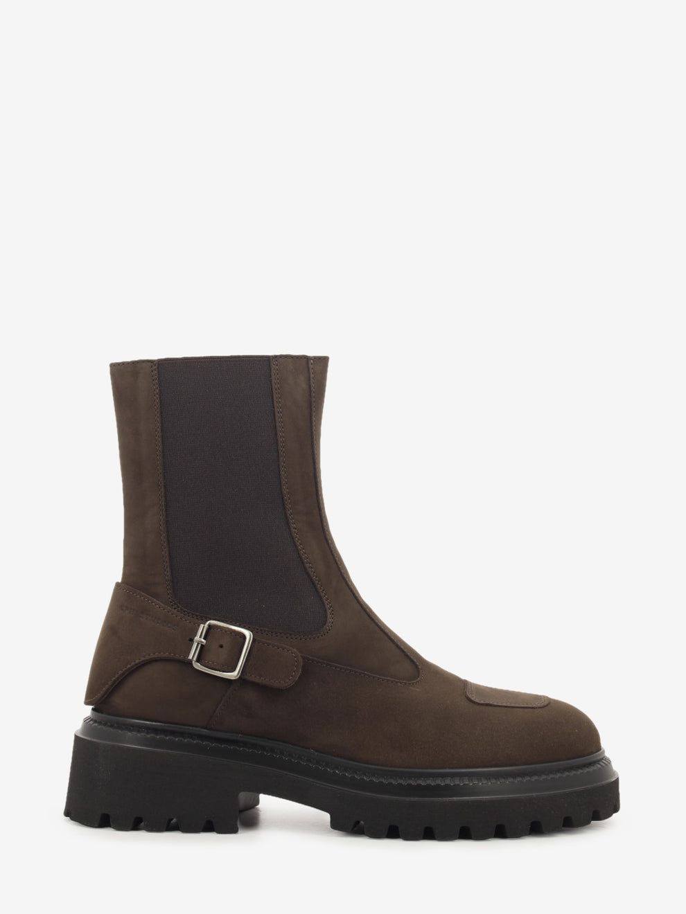 Chocolate suede Chelsea boot
