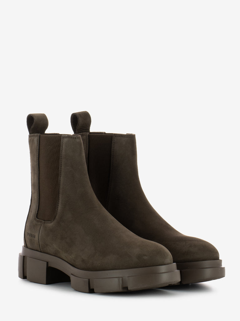 COPENHAGEN - Chelsea boots nabuck chocolate